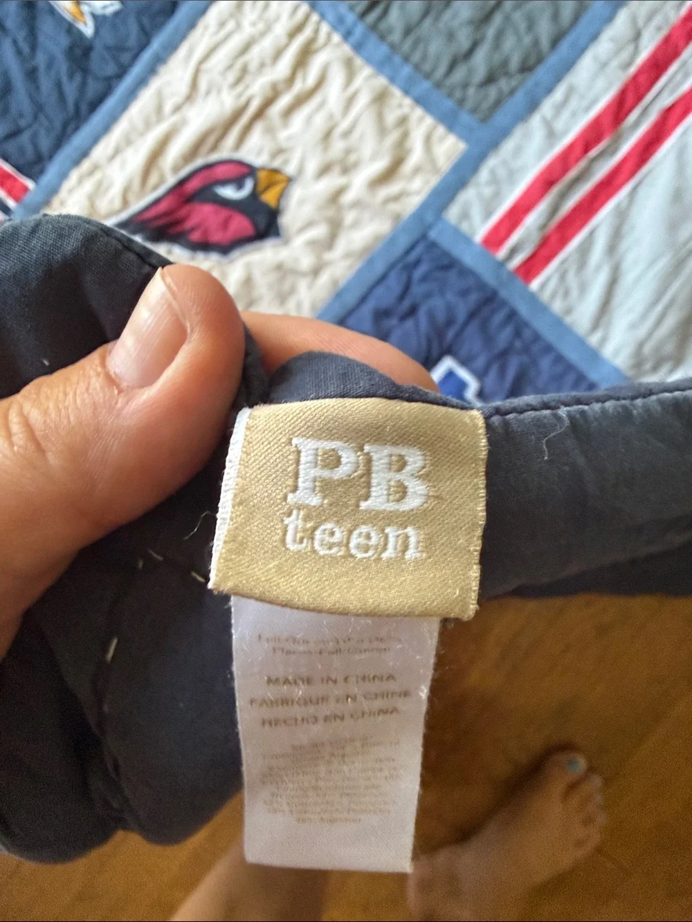 pottery Barn NFL quilt